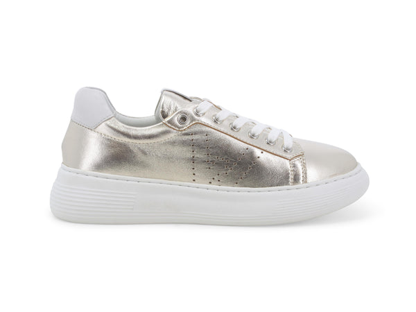 Melluso Donna Sneakers Primavera in Pelle Metallizzata Oro K35256-233161